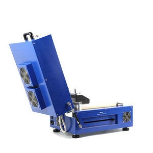 Laboratory desktop film coating machine with drying device, the film thickness can be adjusted, with digital display scraper
