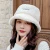 Import Lamb Faux Fur Bucket Hat Thickened Warm Teddy Velvet Winter Hats For Women Lady Outdoor Plush Fisherman Hat from China