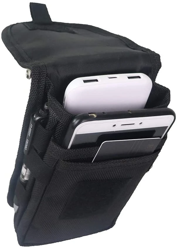Large Smartphone Pouch, Cell Phone Holder, Multi-Purpose Tool Holder Tactical Carrying Case Belt