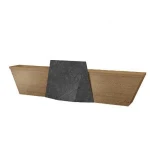 lasted office design modern multi-layers storage WESOME office furniture front counter reception desk table