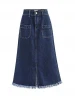 Latest Design New Women Maxi cargo skirt. with multi front and back pockets