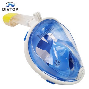 Latest Dry Top System Anti Leak Snorkeling Mask, Diving Swimming Watersports Full Face Snorkel Mask