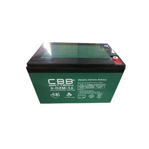 lead acid electric bike battery 6-DZM-14 12V 14AH electric scooter battery, motorcycle battery