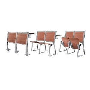 Leadcom aluminum stanchion school student desk and chair LS-918M
