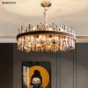 LED K9 Crystal Round Lustre Modern Living Room Chandeliers Bedroom Office Lighting
