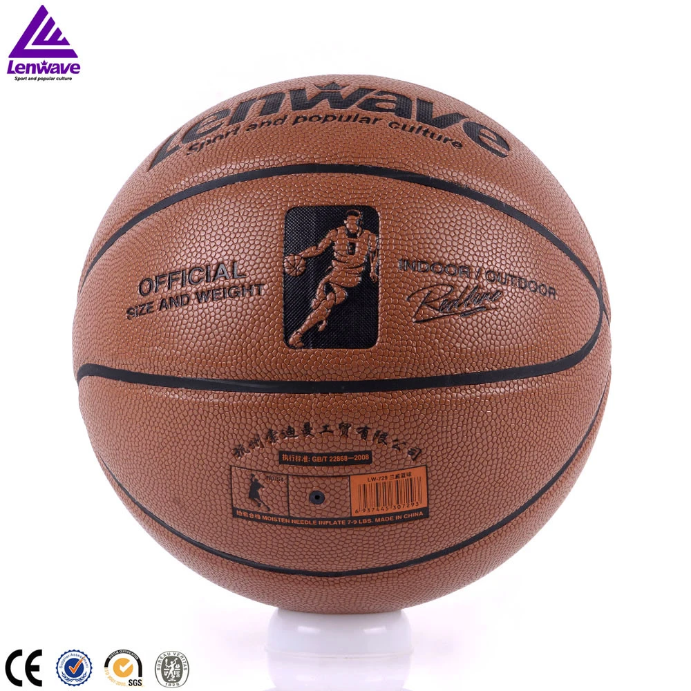 Lenwave brand custom basketball ball Indoor/outdoor pu basketball