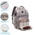 Import LEQUEEN Wholesale large capacity baby care diaper bag unicorn pattern backpacks from China