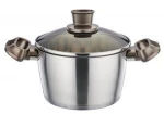 LFGB,FDA,SGS Certification Aluminum capsule bottom stainless steel cookware set pots and pans set cooking sets induction bottom