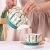Import Light luxury creativity porcelain ceramic tea cups sets coffee cup set with Cup holder saucer from China