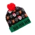 Import Light Up Christmas Hat Unisex Blue Knitted Beanie Holiday Hat with Snowman Printing for Party LED Christmas Hat from China