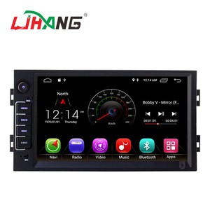 LJHANG 7inch touch screen Car  Radio with GPS navigation for peugeot 308 with car android audio cd player bluetooth receiver