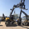 Loader excavator hydraulic grapple wheel loader with grapple