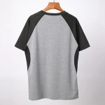 long line men T shirt scoop hem t-shirts round curved hem scallop hem tee