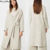 loose oversize fleece long winter wool coat women