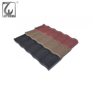 Low cost roof tiles zinc metal roof price for Building Materials purple color china roof tiles