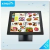 Low Cost Square Screen 15 Inch 4 / 5 Wire Resistive Mode Touch Screen Monitor