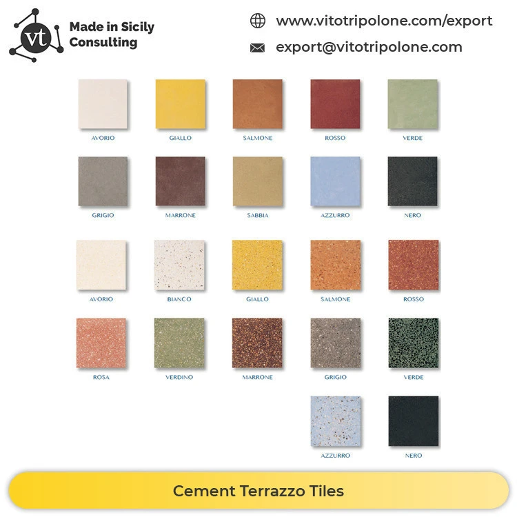 Low market Price of Antique Luster Marrone 100X100 Terrazzo Floor Tiles for Sports Venue