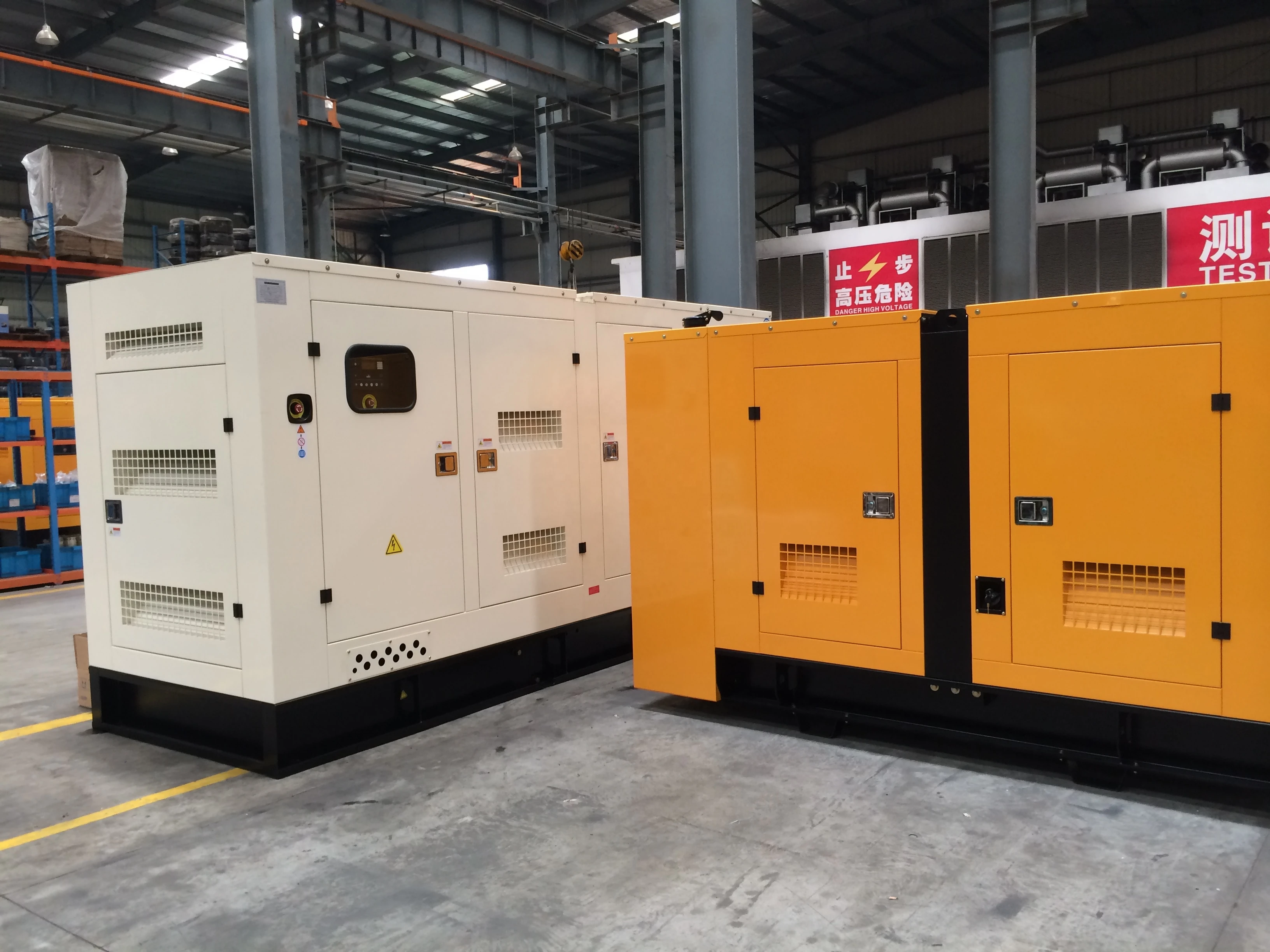 Low noise Anti Rust Canopy Soundproof 50kw diesel generator 50kva for Bank Mining Mountain