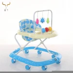 Low price animal baby walker cum swing/wholesale cheap multifunctional baby walker with music and lights toy/baby trolley walker