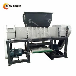 Low Price Double Shaft E-waste Plastic Recycling Shredder Machine