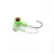 Import Luminous Lead Head Hook 3.5g/5g/6g/7g/8g/10g Glow Colors Lead Fishing Hooks from China