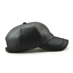 Luxury cap leather Personalized Wholesale Leather Baseball Cap High quality sport cap
