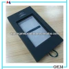 Luxury paper cases & packaging paper gift boxes with clear pvc window for mobile phone charger