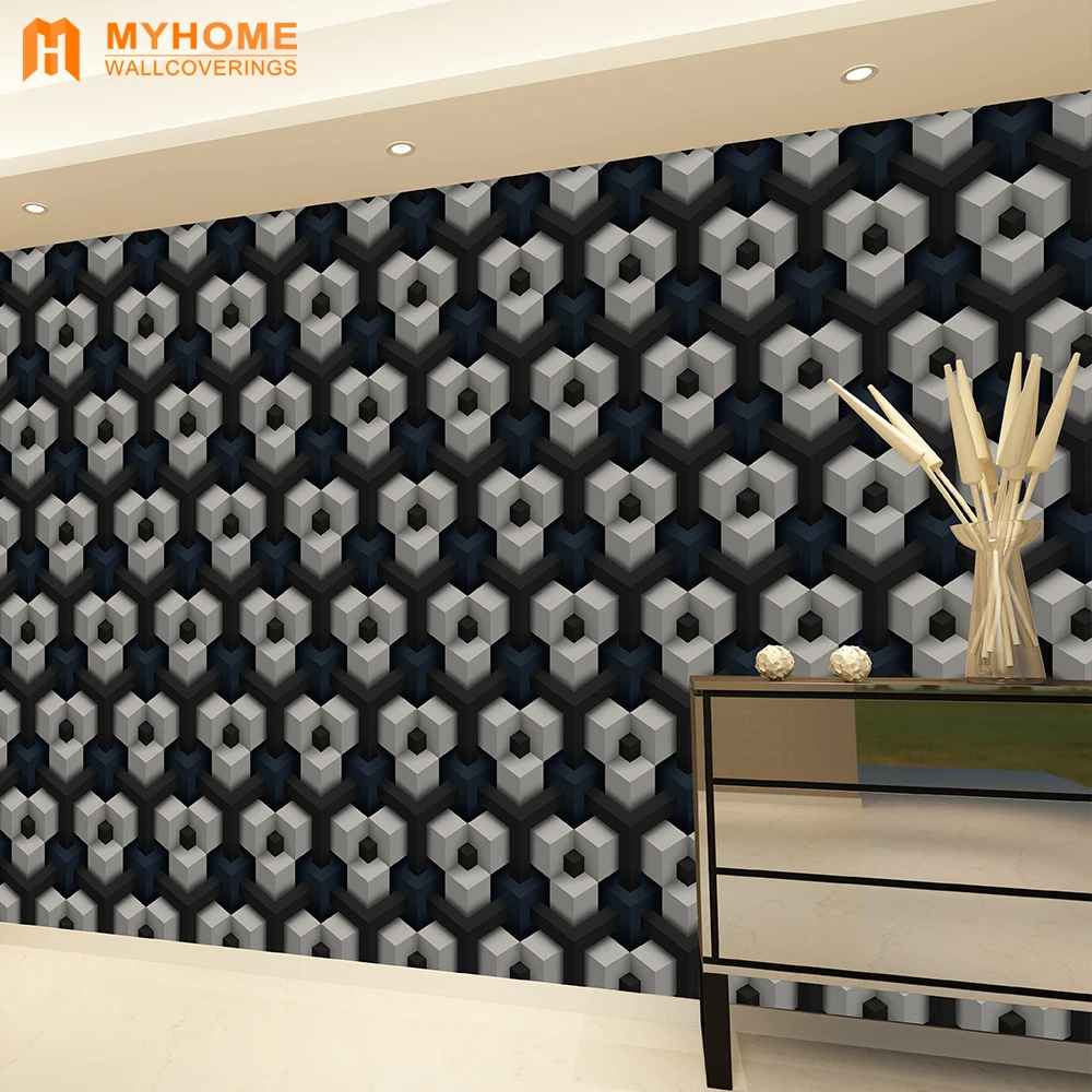 Luxury PVC 3D Wallpaper Home Decoration Wall Paper
