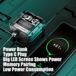 M25 TWS Wireless Headphones Earphone Gaming Low latency Noise Reduction Waterproof Earbuds Headsets With Microphone Power Bank