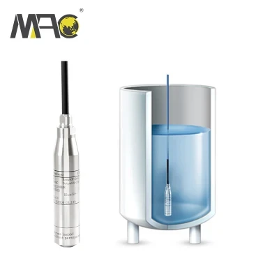 Macsensor 0 10V Sewage Water Tank Level Measure Water Level Presure Sensor 4-20mA