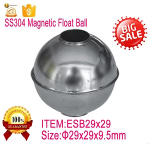 Magnetic Stainless Steel Float Ball Floating Switch Accessories29x29x9.5 MM float ball valve