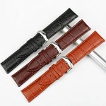 MAIKES New Design Watch Band Genuine Leather Watch Strap 12mm-24mm Watches Bracelet Watch Accessories Black Watchbands For Casio