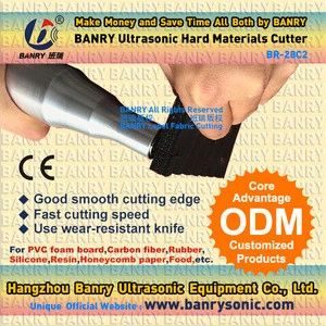 Manual or CNC Ultrasonic Vulcanized latex and raw rubber knife