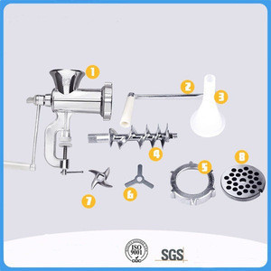 Manual Sausage Machine Tin-plated Meat Mincer