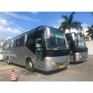 manual transmission Yutong bus 49 seater tourist bus/used commuter bus