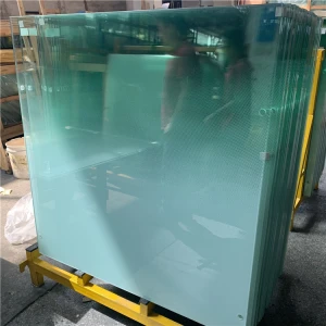 Manufactory price CE certificated balustrades laminated gradient silk screen printing railing glass