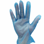 Manufacturer OEM Good Price Blue Gloves Powder PVC Gloves