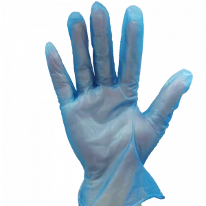 Manufacturer OEM Good Price Blue Gloves Powder PVC Gloves