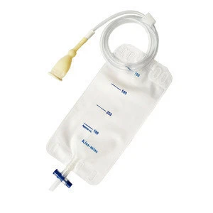 Medical Consumable 750ml urine leg soft bag Urine drainage bag for incontinence