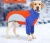 Medium Large-Sized Pet Dog Suit Cotton Jacket Waterproof Windproof Thickened Warm Clothing Apparel Garment Supplies Products Coat