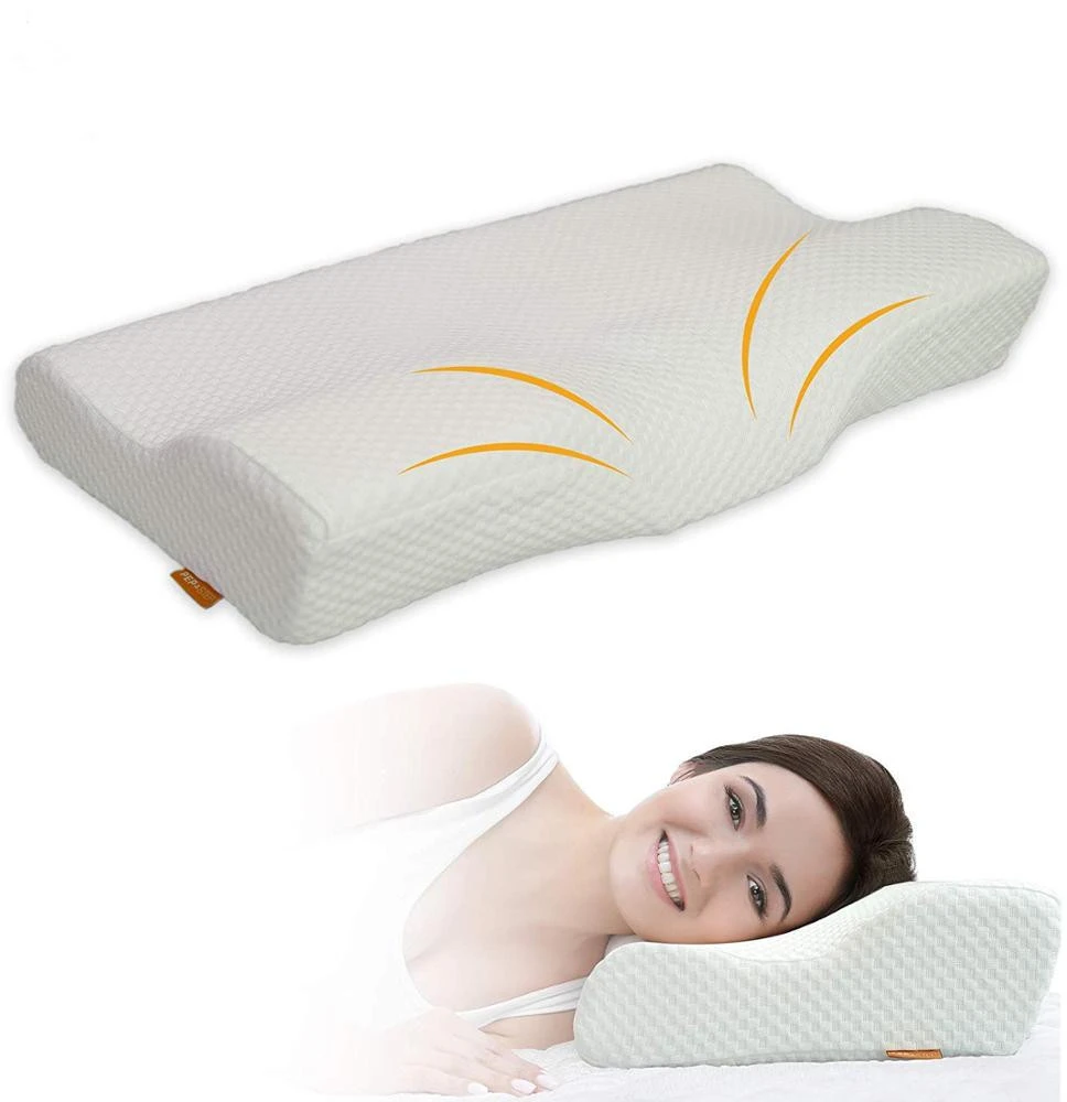 Memory Foam Neck Pillow for Sleeping | Ergonomic Cervical Sleeping Pillows for Neck Pain | Stress Relief