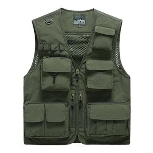 Mens  Army Style SECURITY Uniform Vest