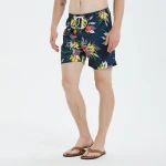 Mens Beach Shorts Printed Beach Pants Fashion Casual Sports