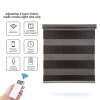 MERCI Wholesale Smart Control Electric Double Blackout Motorized Day And Night Zebra Roller Blinds Zebra Blinds Fabric