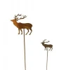 Metal deer stick decoration Xmas small metal stick  Metal Stakes garden ornaments
