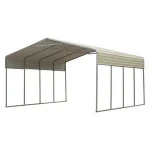 Metal Roof Carport with arched roof