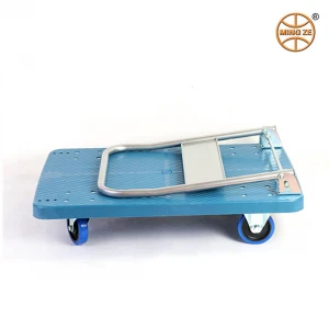 Mingze Platform Hand Trolley/Plastic Panel Truck/Cart Four Wheels