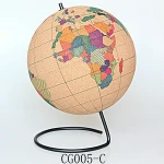 Mini hand painting color cork globe