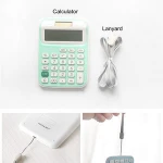 Mini Pocket Office Calculators Battery Solar Calculator