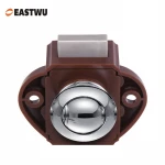Mini rim push button lock Keyless Push Latch cabinet cupboard RV Caravan Furniture Drawer Lock